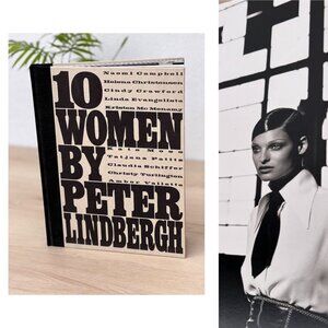 1996, First Edition "10 Women" by Peter Lindbergh Hardcover Without Dust Jacket
